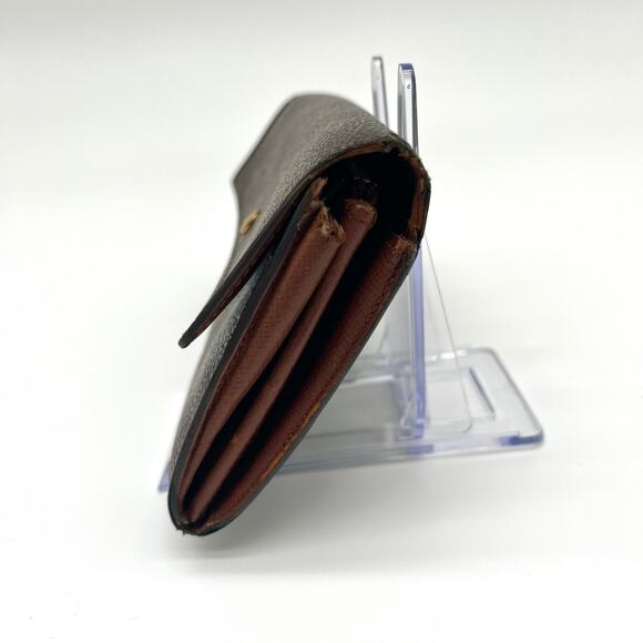 LOUIS VUITTON Monogram Leather Long Wallet with CERTIFICATE of AUTHENTICATION - Picture 13 of 16